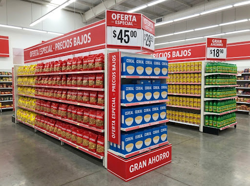 Cabecera de góndola con material POP instalado, tienda 2417